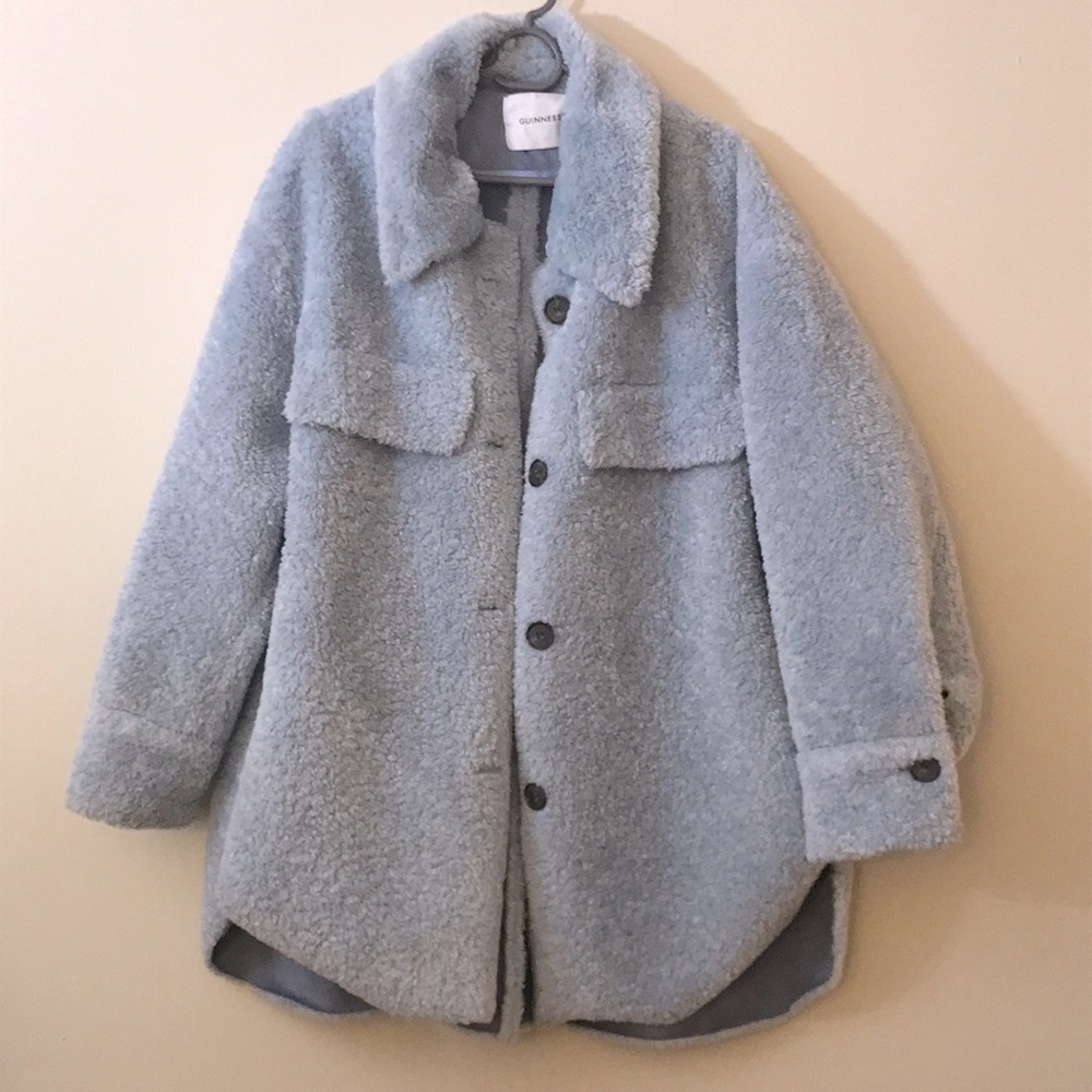 Baby blue jacket
